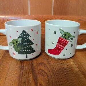 Star Wars The Mandalorian Grogu holiday tea mugs from The Republic of Tea